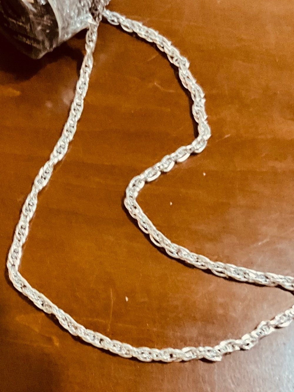 Jewelry Making Supplied - 11.5ft Silver Rope Unfinished Chain